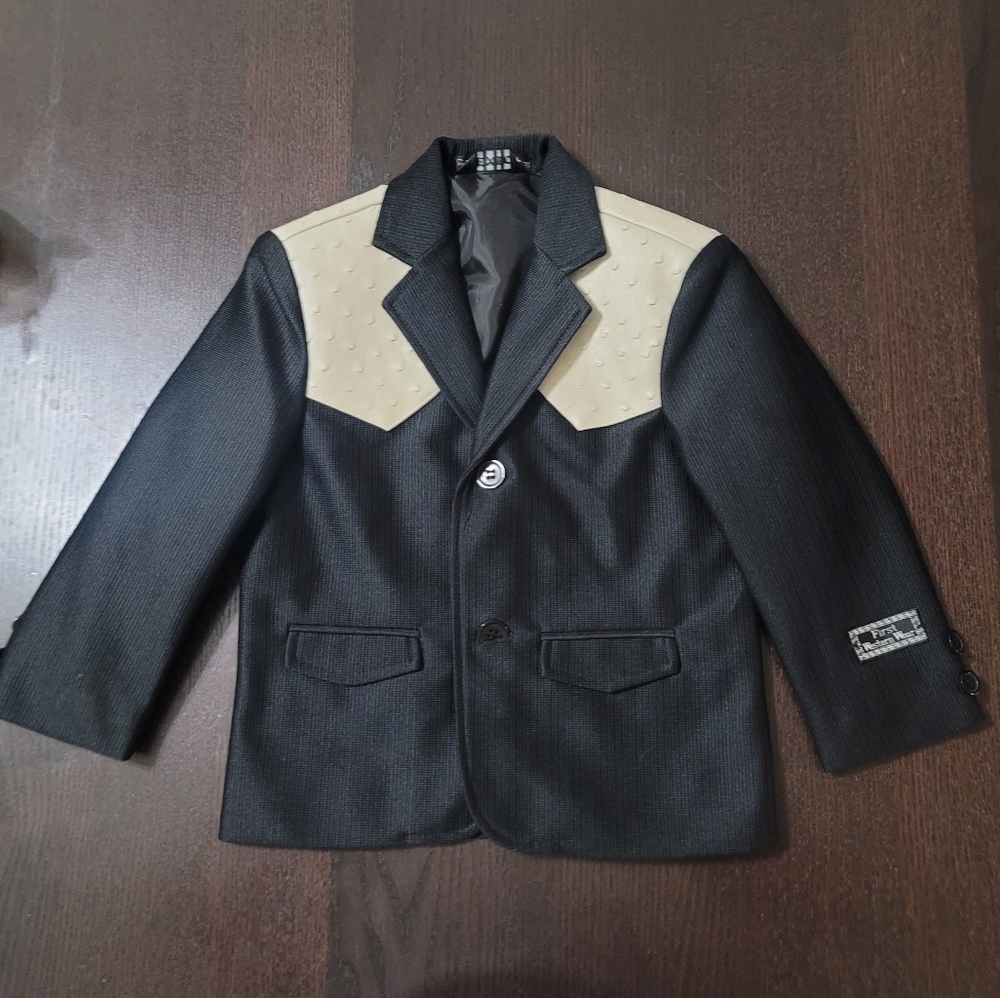First Western Wear Blazer - Boys Suit Blazer Coat - Western Cowboy Size 2